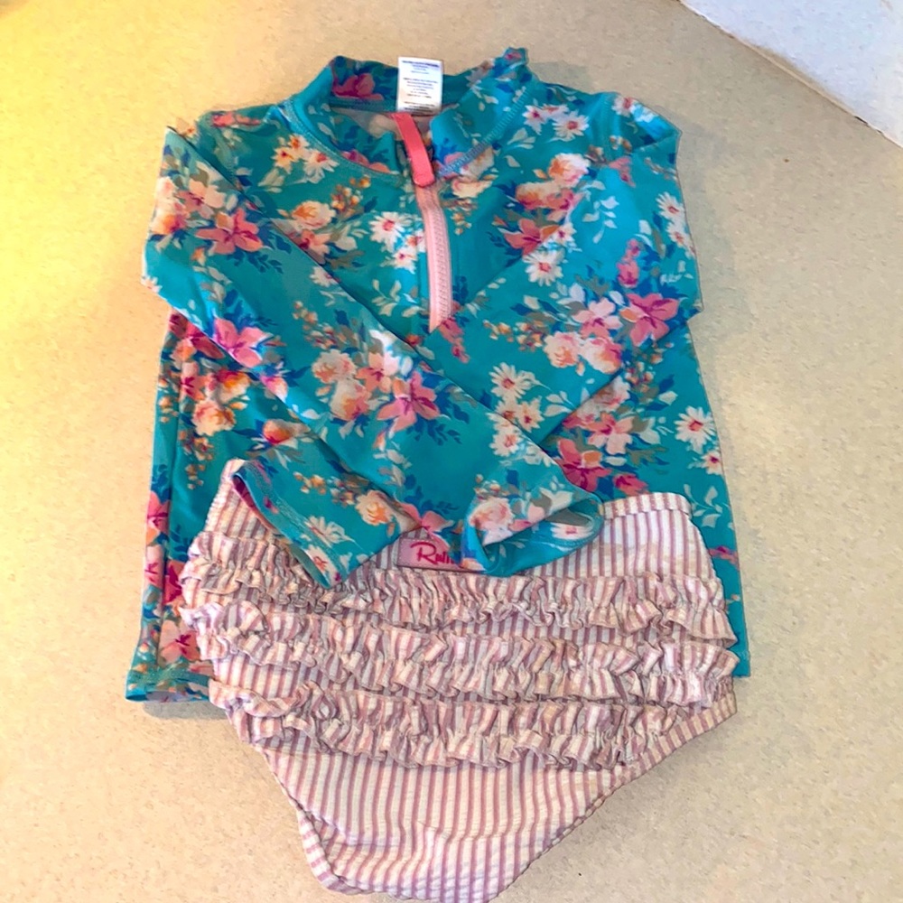 Ruffle butts swim suit size 5